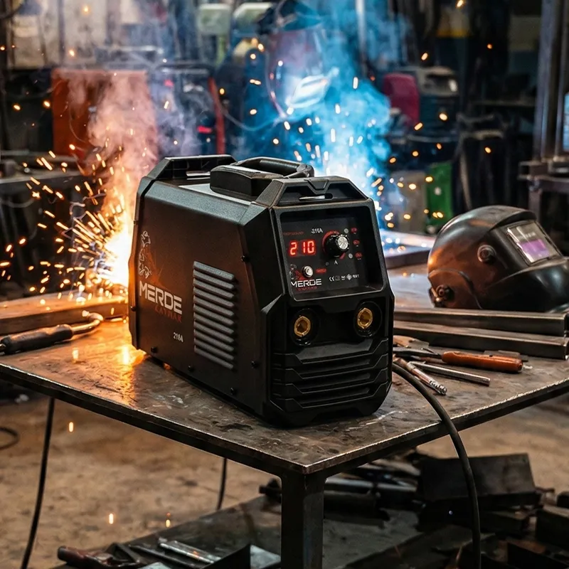 Merde MMA 210A Boost Fonksiyonlu Dijital Göstergeli Inverter Kaynak Makinesi (Profesyonel Seri)