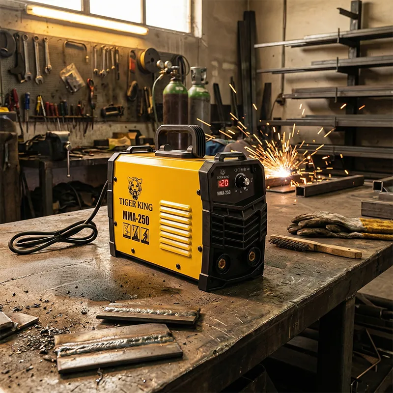 MERDE Tiger King MMA-250 250 Amper Dijital Göstergeli Inverter Kaynak Makinesi