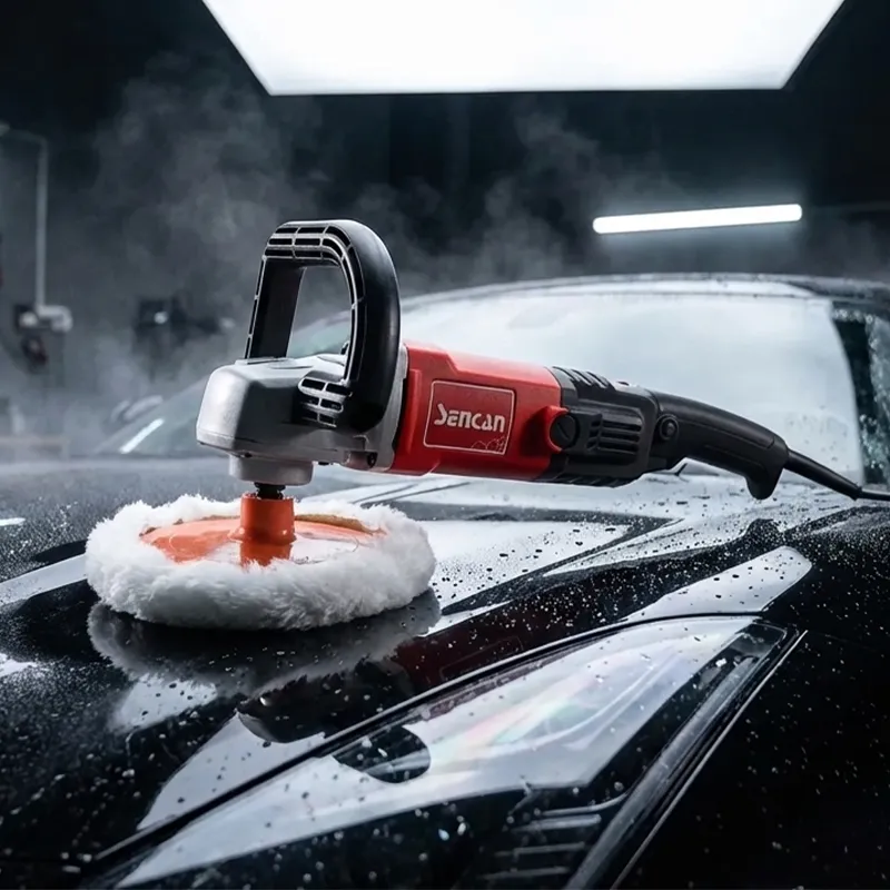 Sencan 701808 1300 Watt Profesyonel Polisaj Makinesi - 180mm (Devir Ayarlı)