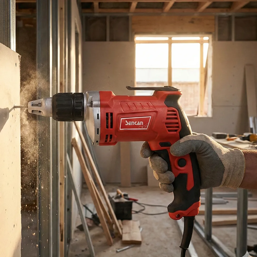 Sencan 510605 620 Watt Profesyonel Alçıpan Vidalama - 4300 Devir/Dk (Hafif Seri)