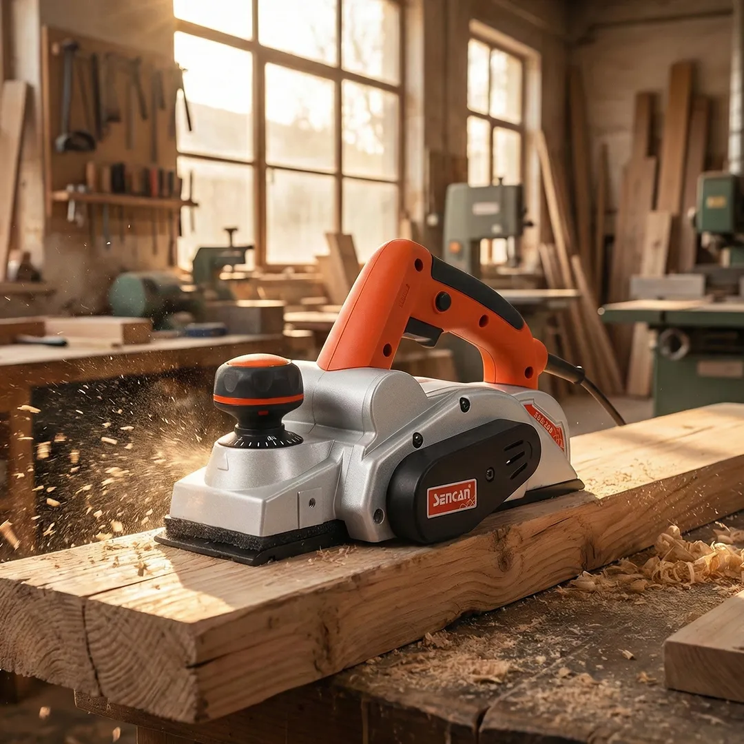 sencan Sencan 568208 710 Watt Profesyonel Elektrikli Planya - 82mm Bıçak (2mm Derinlik)