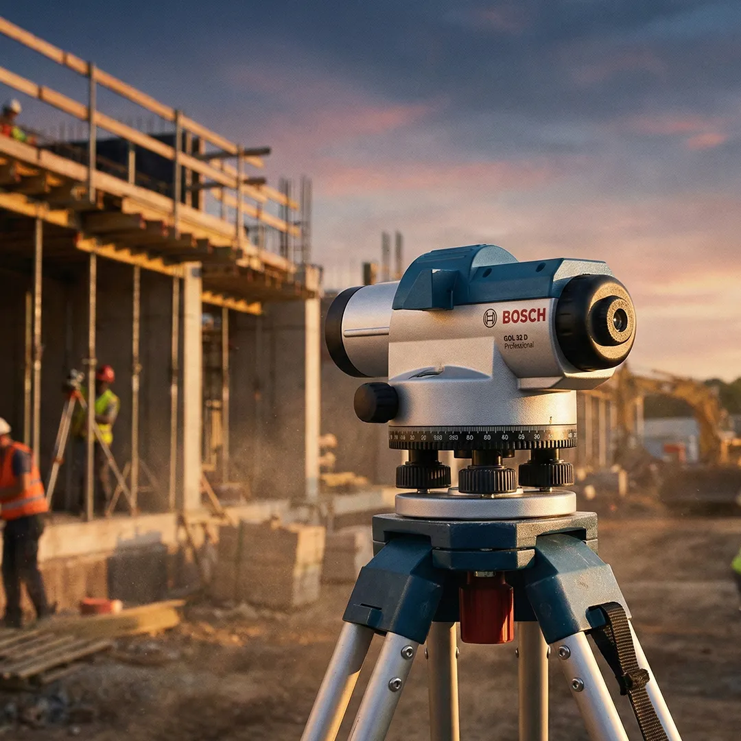 Bosch Professional Bosch GOL 32 D Professional 32x Büyütmeli Optik Nivo Seti (GR 500 Mira + Sehpa Dahil)