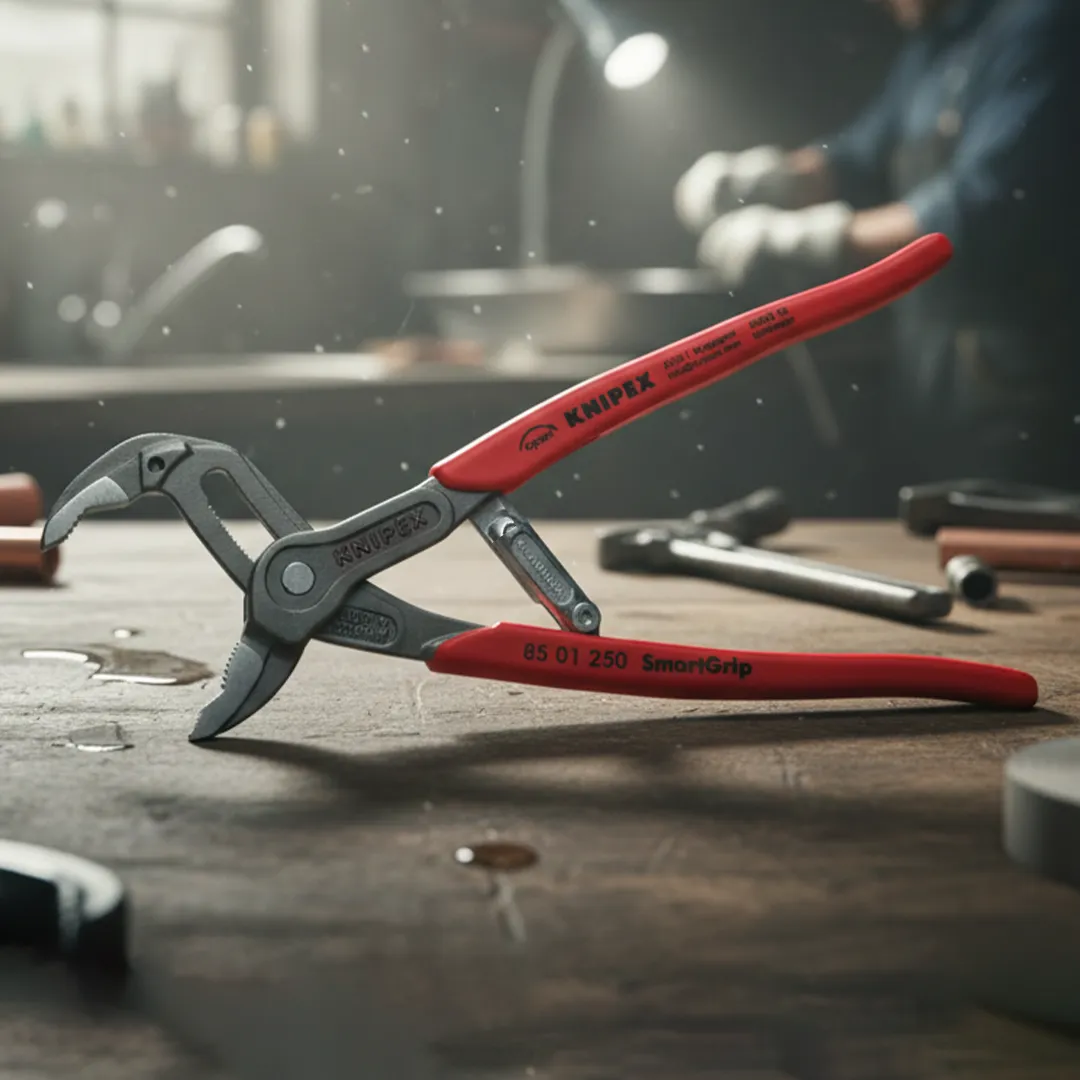 Knipex 85 01 250 SmartGrip® Otomatik Ayarlı Su Pompa Pensesi 250 mm (Made in Germany)