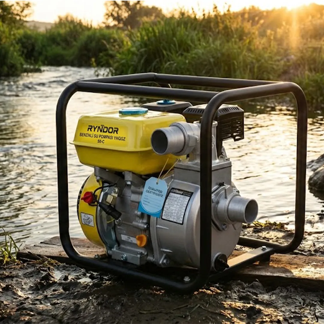 Ryndor Ryndor YHQGZ50-C 7 HP 2 İnç Benzinli Su  Motoru - 36 m³/h Debi Yüksek Performanslı Tarımsal Sulama