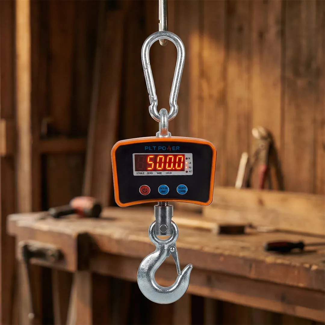 PLT Power PLT Power 500 KG Dijital Vinç Baskülü - 100g Hassasiyetli Şarjlı Terazi