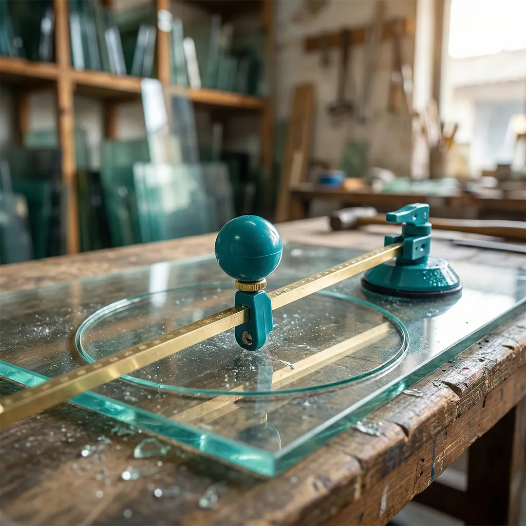 TOTAL TGCT16001 Cam Kesme Pergeli - 60 cm Çap, Vakum Vantuzlu