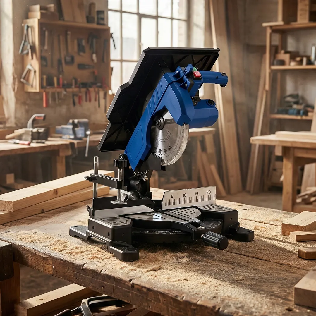 IBELTECH Ibeltech IBL-GTS210 Premium Tablalı Gönye Kesme Testeresi - 1200W, Lazer ve LED Işıklı