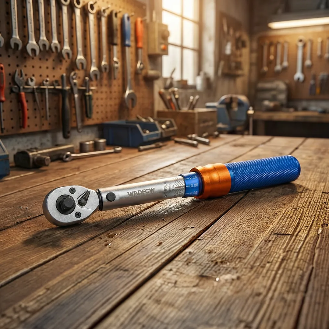 WADFOW 1/4" İnç 5-25 Nm Tork Anahtarı Cırcırlı Hassas Tork Kolu