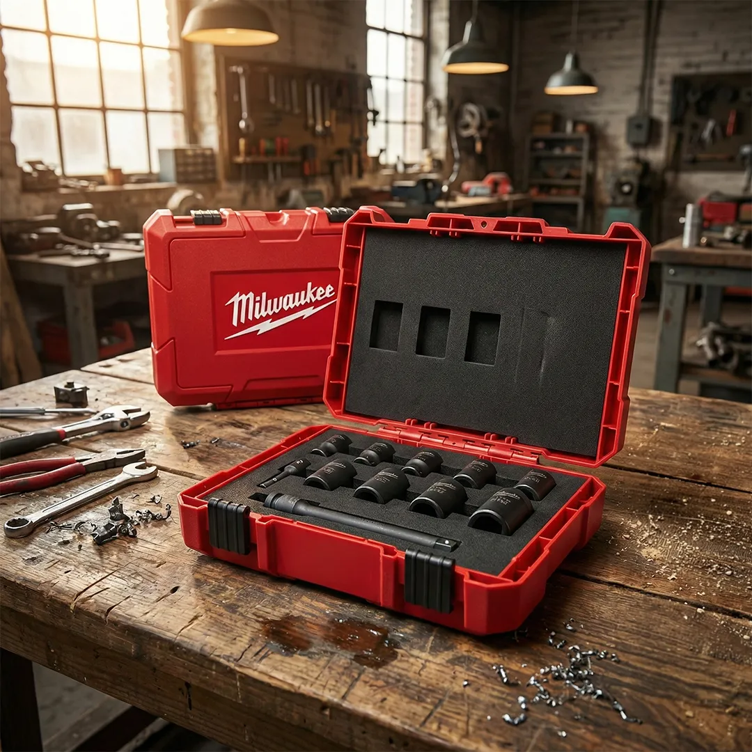 Milwaukee Milwaukee Shockwave Impact Duty 1/2" Darbeli Lokma Seti - 11 Parça