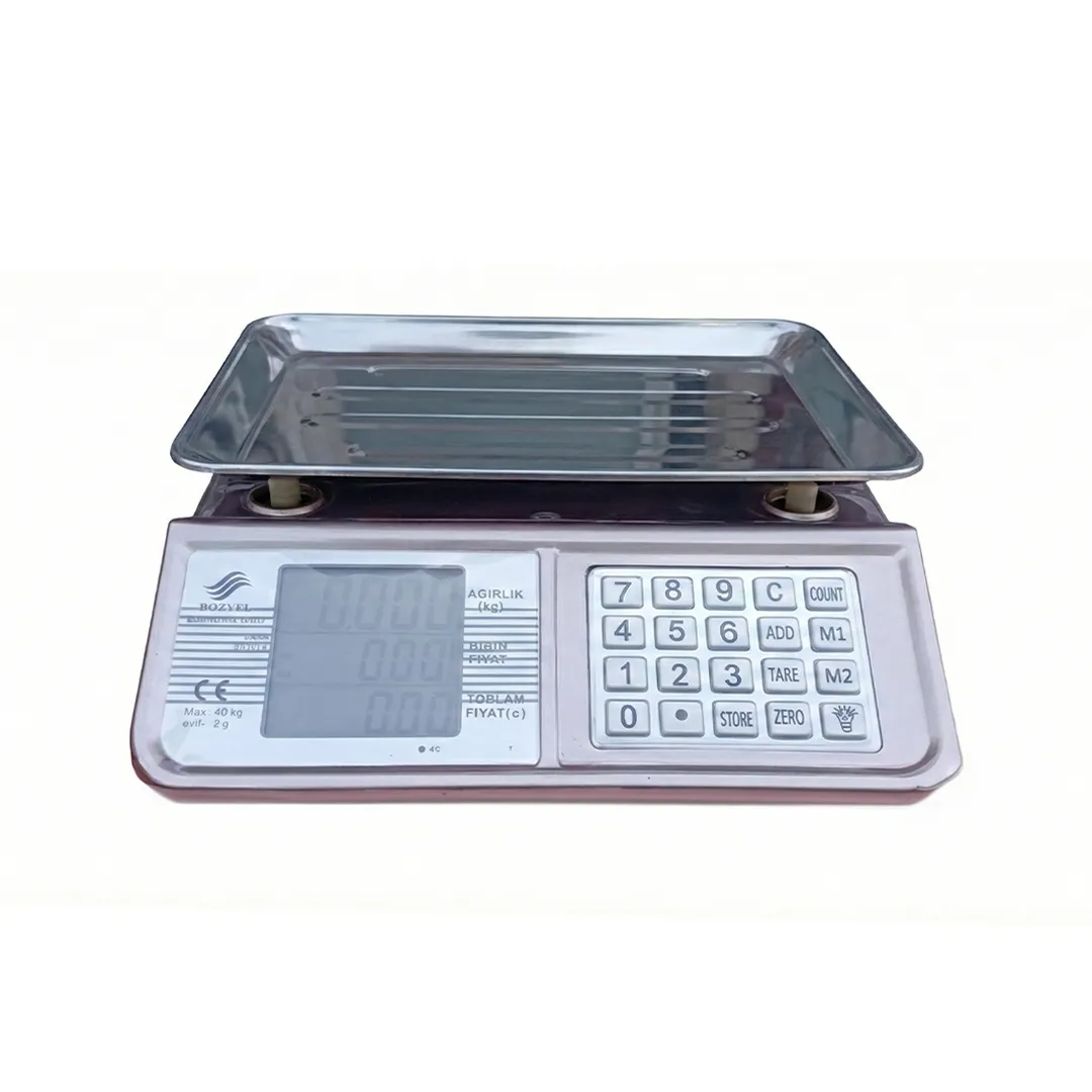 BOZYEL  BOZYEL ACS-831C+T 40 Kg Kapasiteli Elektronik Terazi (2g Hassasiyet)