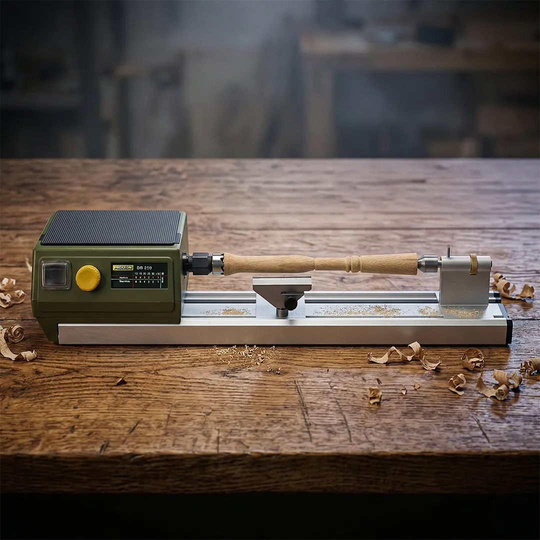 Proxxon Proxxon 27020 DB 250 Profesyonel Mikro Ahşap Torna Makinesi 