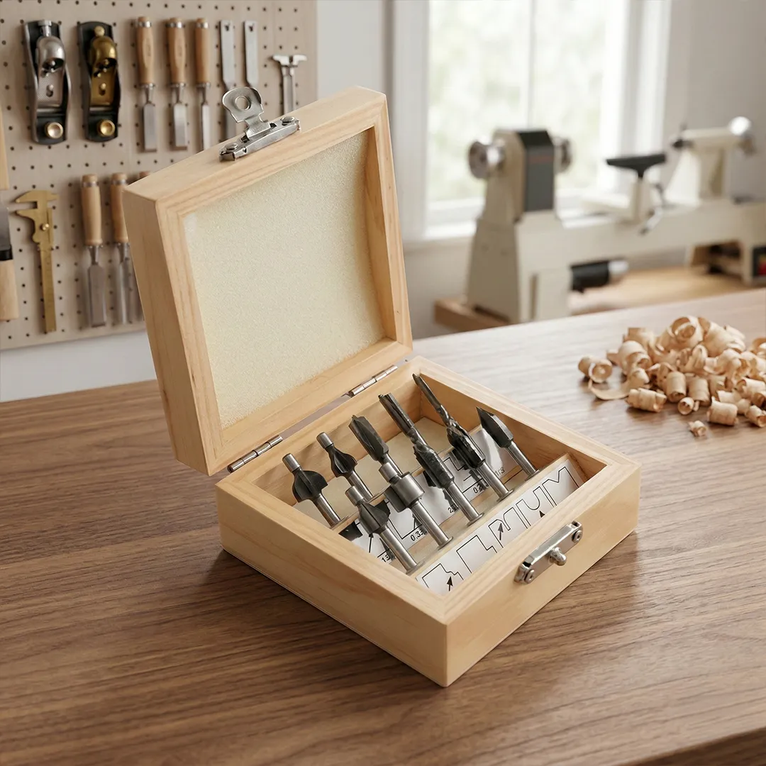 Proxxon Proxxon 29020 10 Parça HSS Ahşap Profil Freze Uç Seti (Ahşap Kutulu)