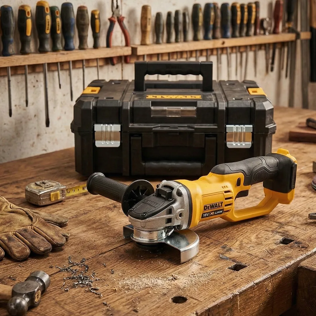 DeWalt DCG412NT 18V XR 125mm Şarjlı Avuç Taşlama Makinesi - TSTAK Çantalı (AKÜ DAHİL DEĞİL)