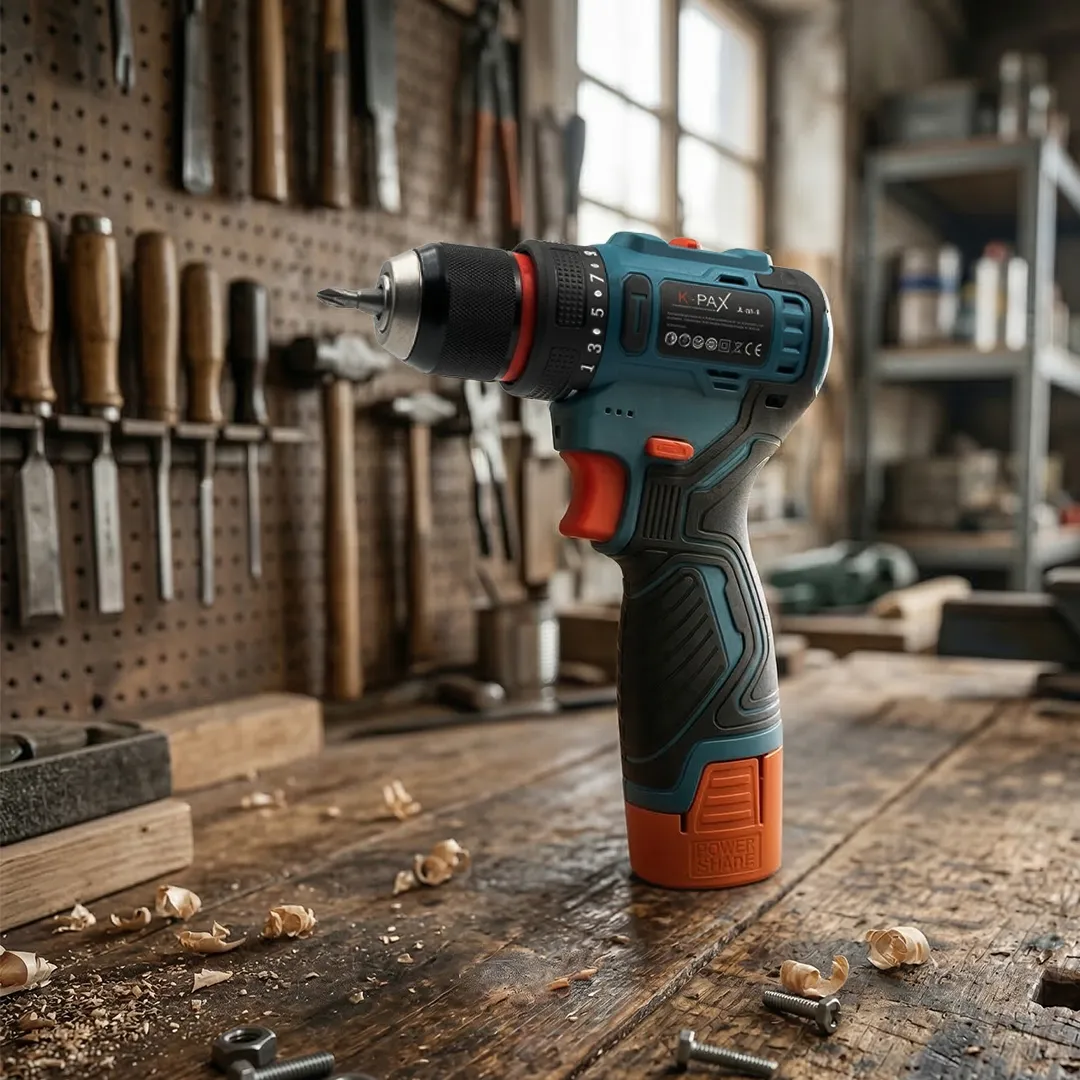 K-PAX JL-M-6 Kömürsüz Darbeli Şarjlı Matkap 16.8V 2.0Ah (Çift Akülü + Taşıma Çantalı)