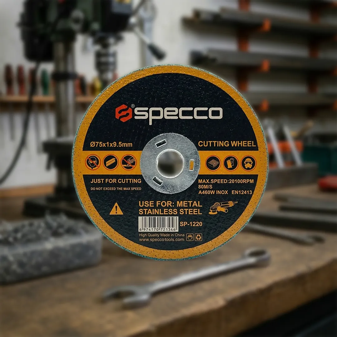 Specco SP-1220 75x1x9.5 mm Metal ve Paslanmaz Çelik Inox Kesici Taş (10'lu Paket)